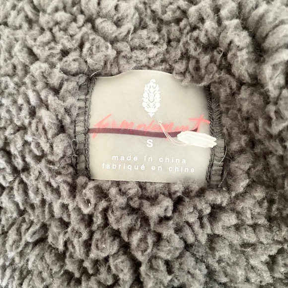 Free People Hit The Slopes Sequin Jacket Silver NWOT - Picture 11 of 12